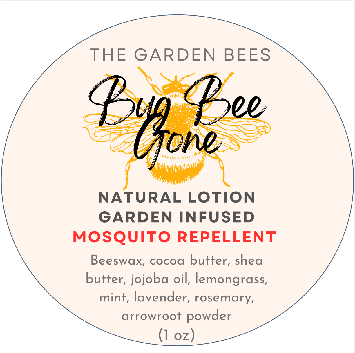 Bug Bee  Lotion Bar